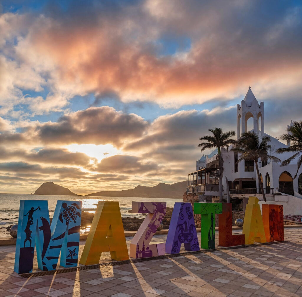 Auriga turística en el malecón de Mazatlán