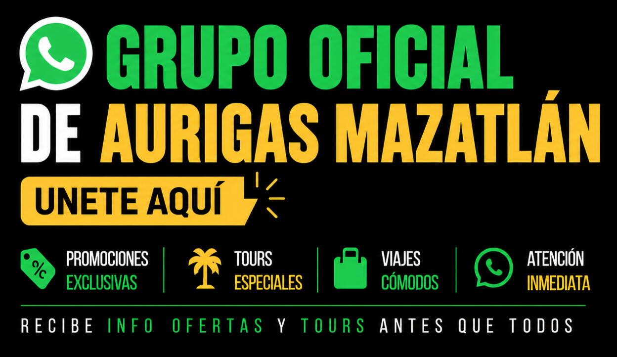 Auriga turística en el malecón de Mazatlán